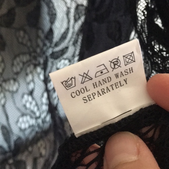 Lace and fringe! Kimono/cover up - Picture 7 of 8